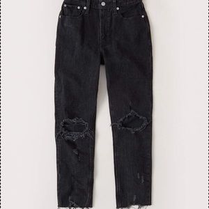 A&F High Rise Mom Jeans